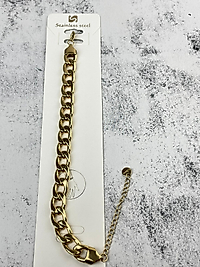 Çelik gold zincir bileklik